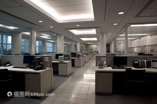 開(kāi)放式現(xiàn)代辦公室 辦公設(shè)備的革新與布局